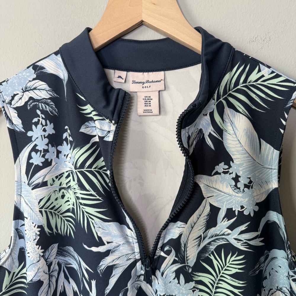 Tommy Bahama Golf Tropical Floral Sleeveless Active Dress Short Set Medium - Picture 5 of 9